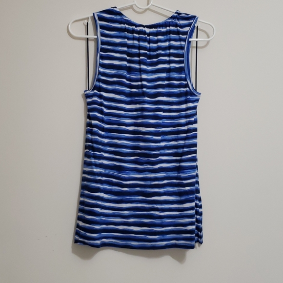 Michael Kors True Navy Basic Top - Picture 3 of 8